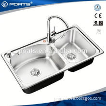 Fine appearance factory directly ss304 stainless steel kitchen sink from china manufacturer of POATS